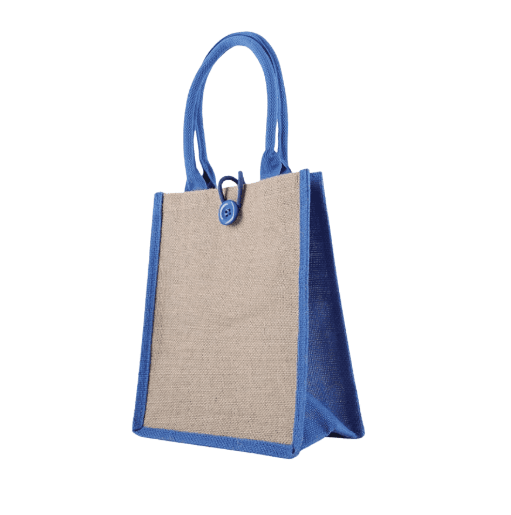 Color Trim Eco Jute Tote