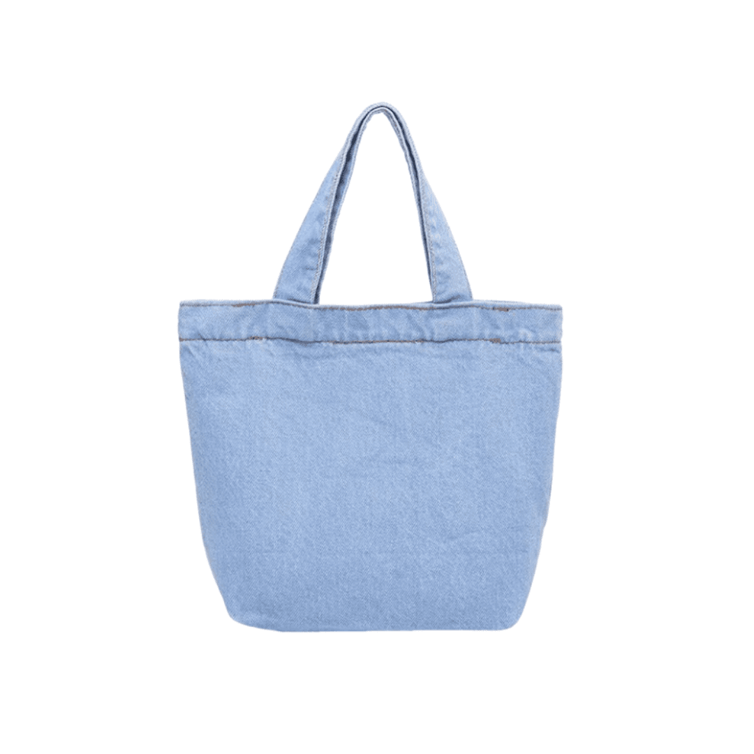 MiniDenim Canvas Tote