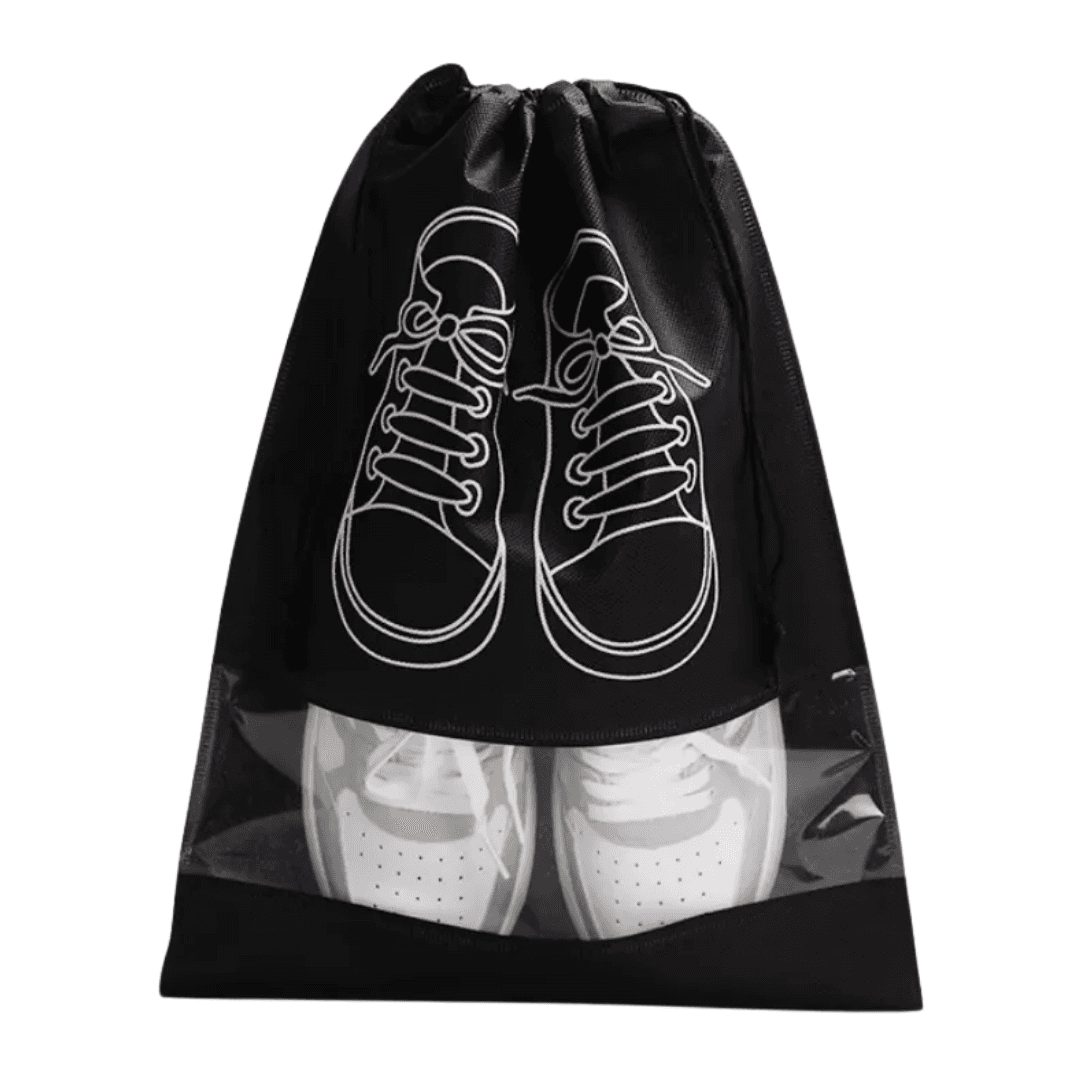 SneakPeek Travel Shoe Drawstring Bag