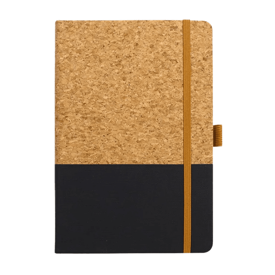 Cork Hardcover Notebook Gift Set with Pen