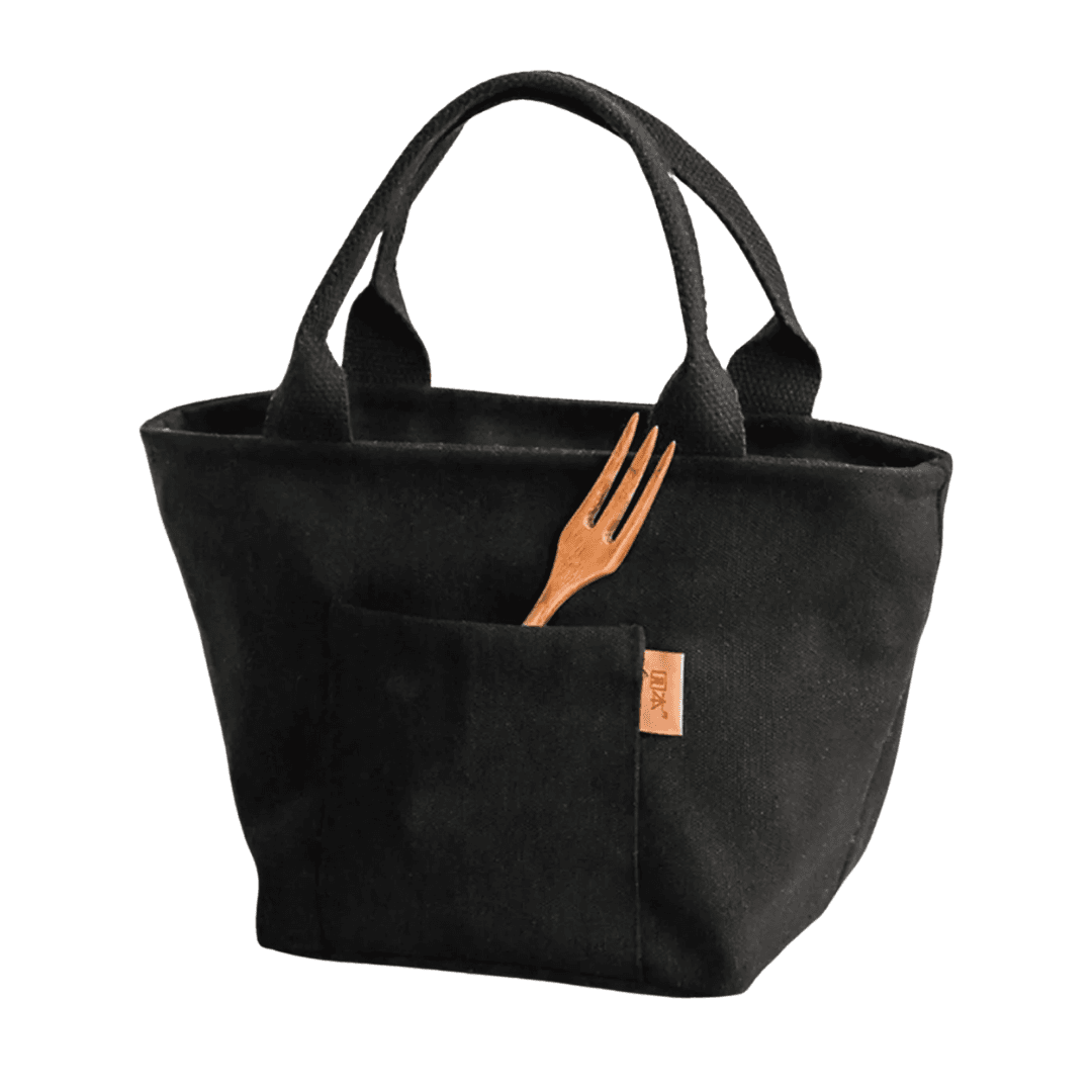 PocketChill™ Canvas Lunch Tote – Thermal Bento Carrier