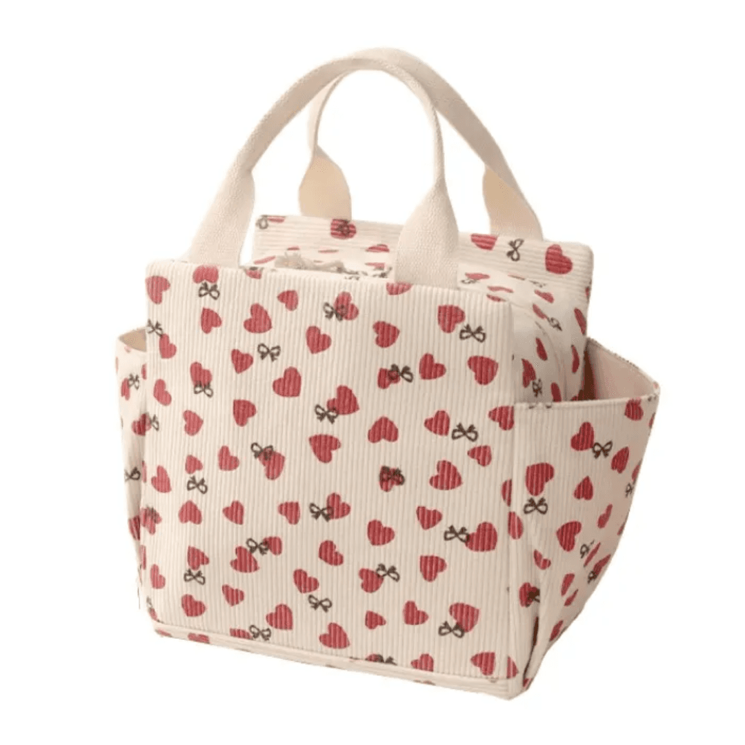 HeartWarming Corduroy Cooler Tote