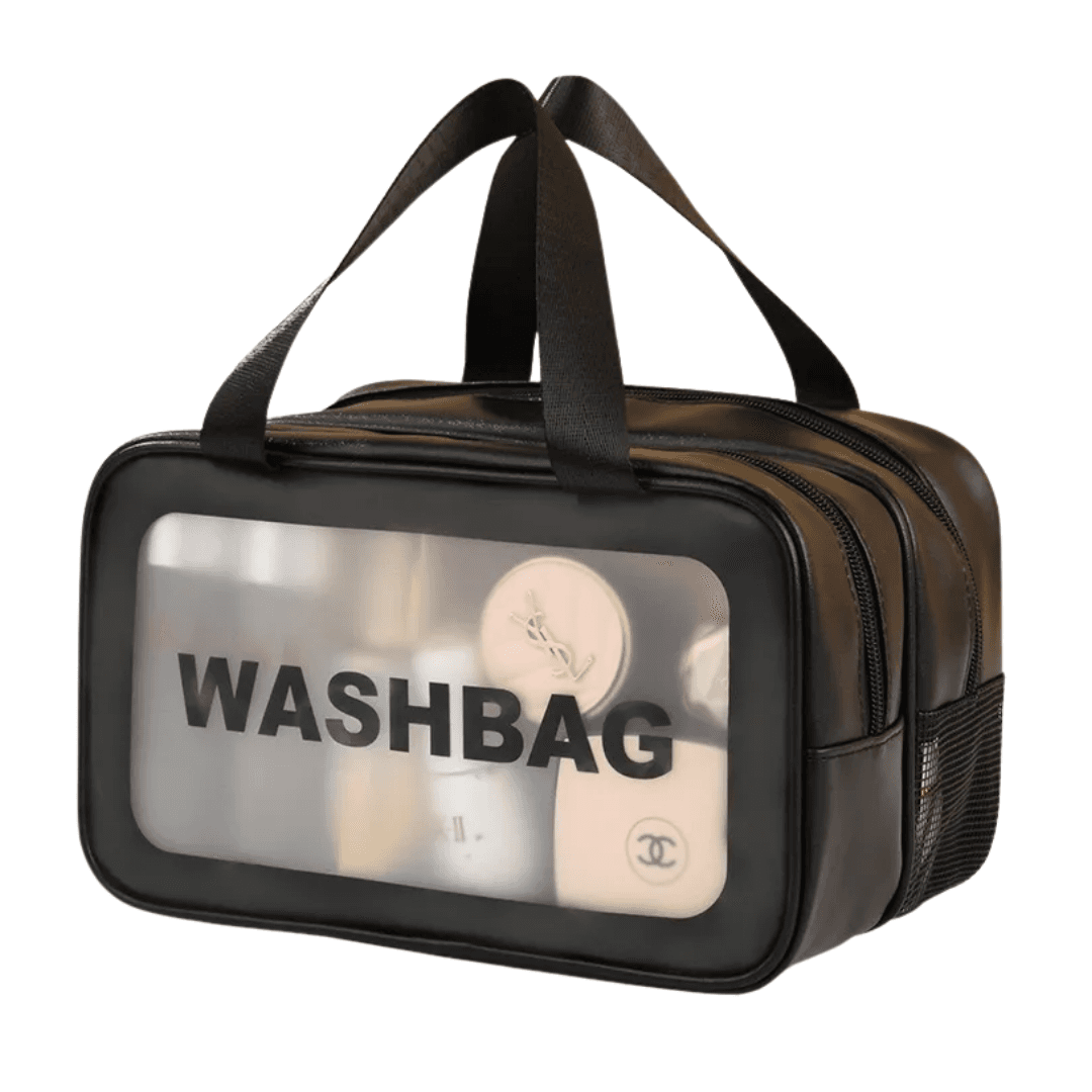 AquaClear Dry-Wet Duo Travel Toiletry Bag