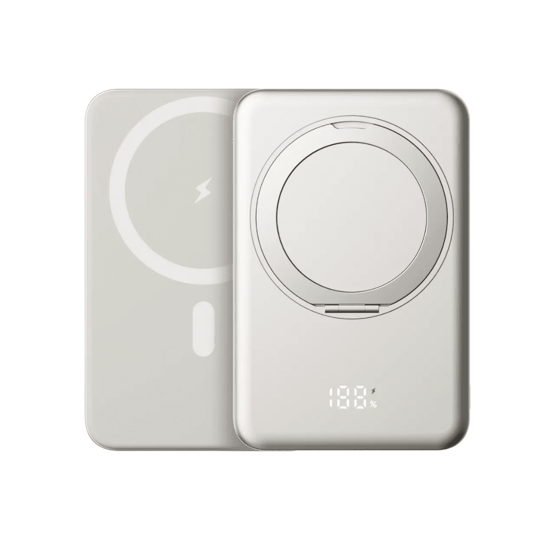 Ultra-Slim Magnetic Wireless Power Bank with Display (5000/10000mAh)