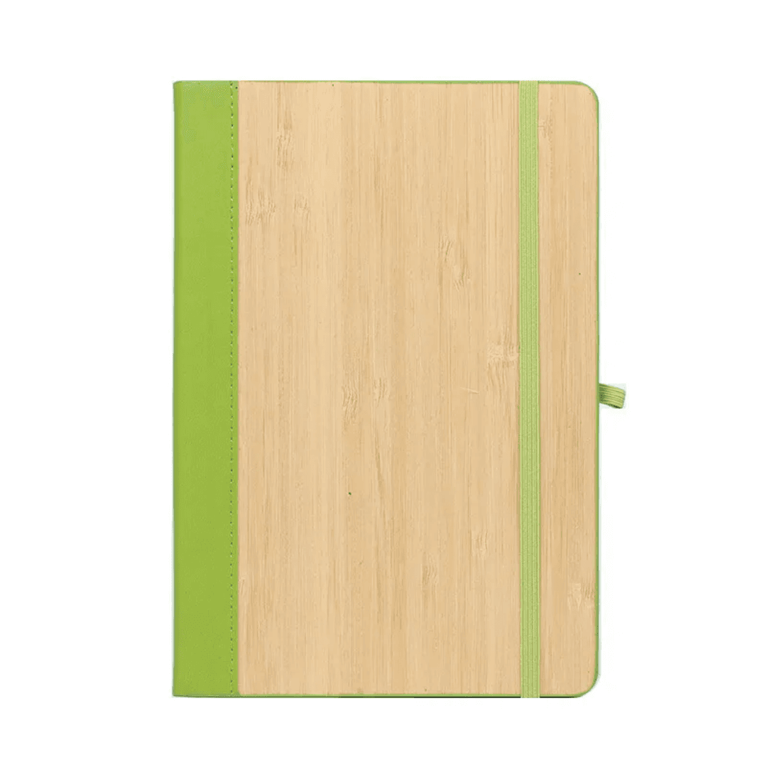 A5 Bamboo PU Hardcover Notebook
