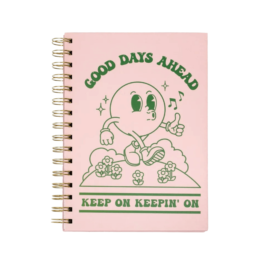 Good Days Ahead™ Custom Spiral A5 Hard-Cover Notebook