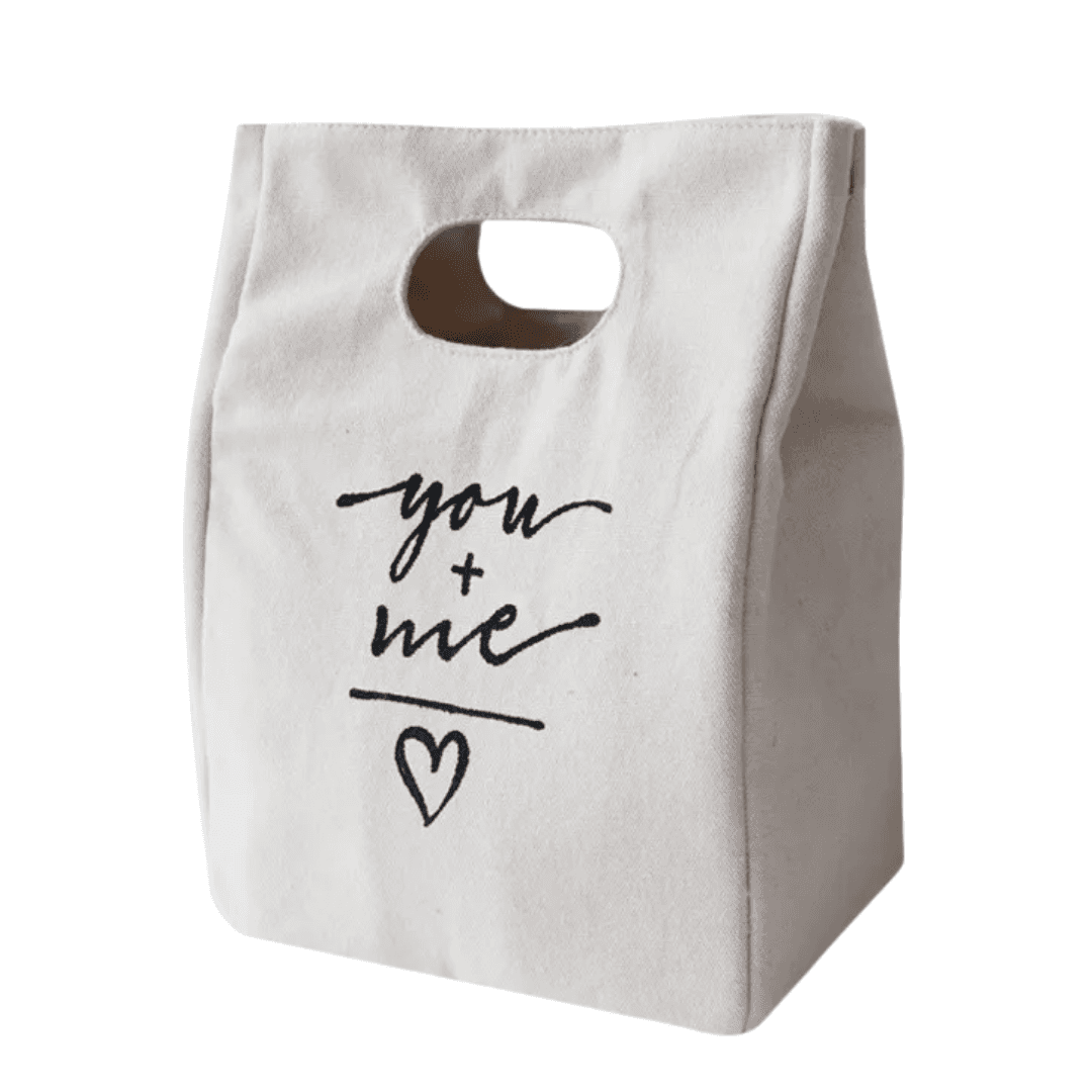 MealJoy Cut-Out Canvas Thermal Tote