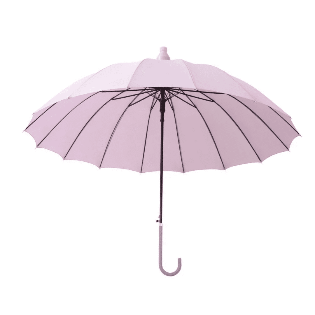 AeroCurve Luxe 16‑Rib Long Umbrella