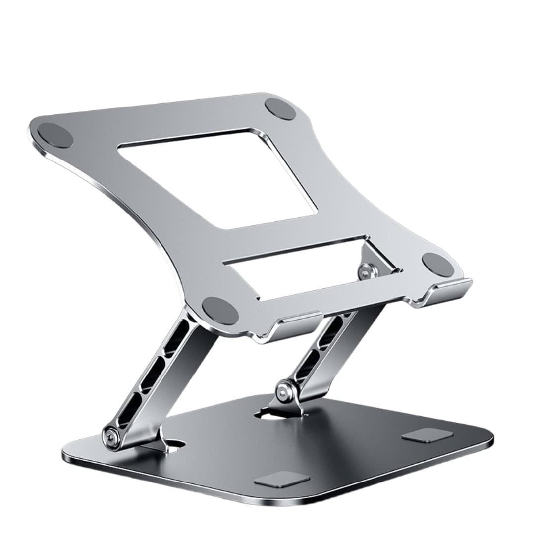 D103 Foldable Aluminium Laptop & Tablet Stand – Adjustable Compact Riser