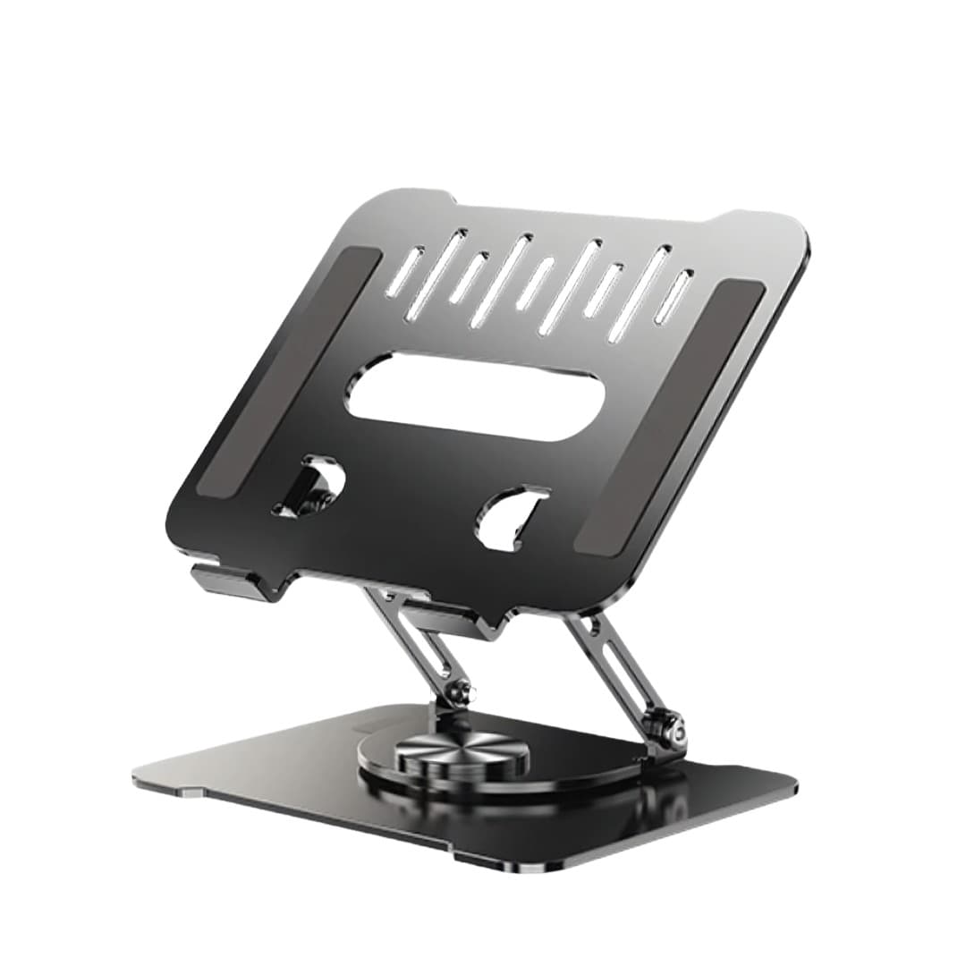 Heavy-Duty Adjustable Laptop Stand with 360° Base