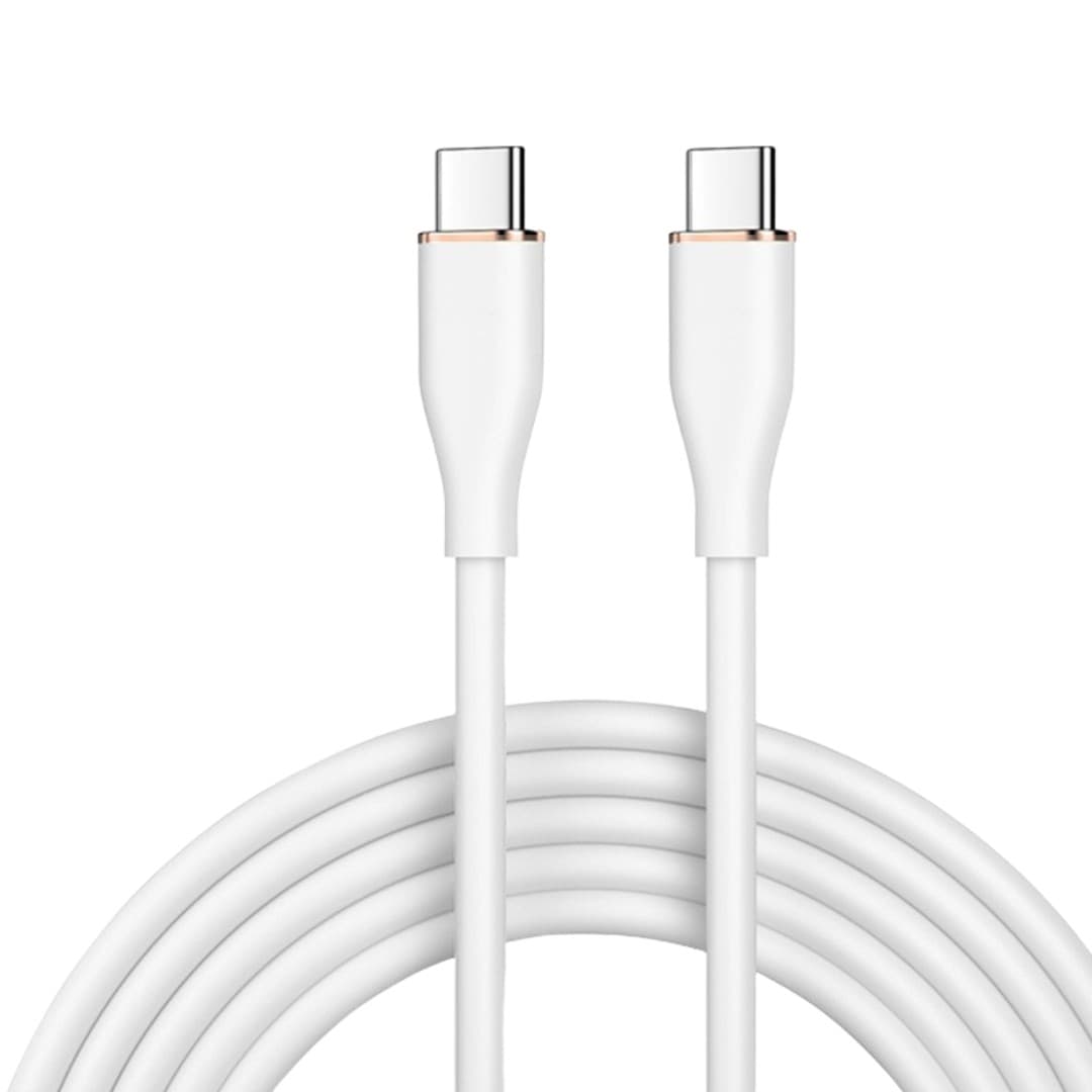 FlexCharge Silicone Type-C to Type-C Fast Charging Cable (65W)