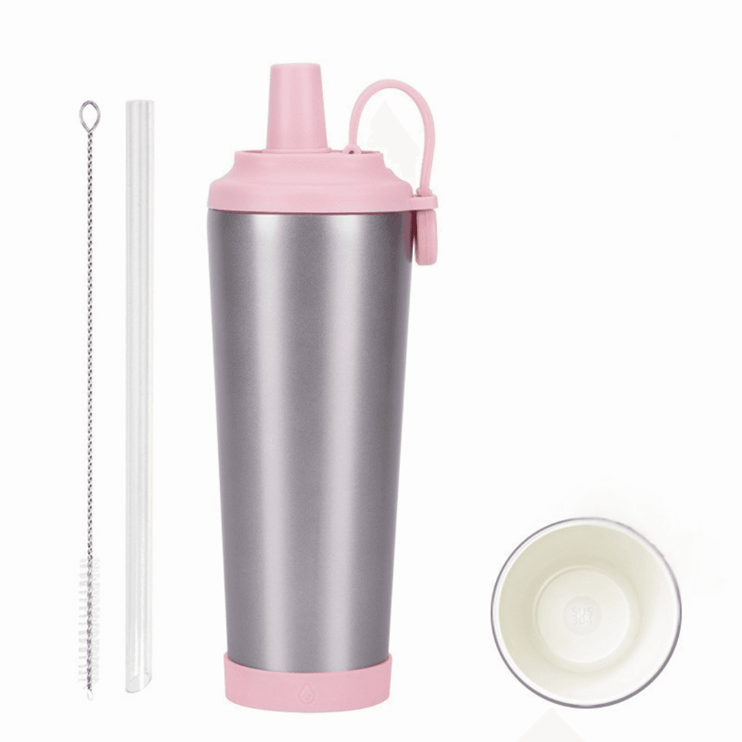 MagnetSip 830 ml Ceramic‑Core Straw Tumbler