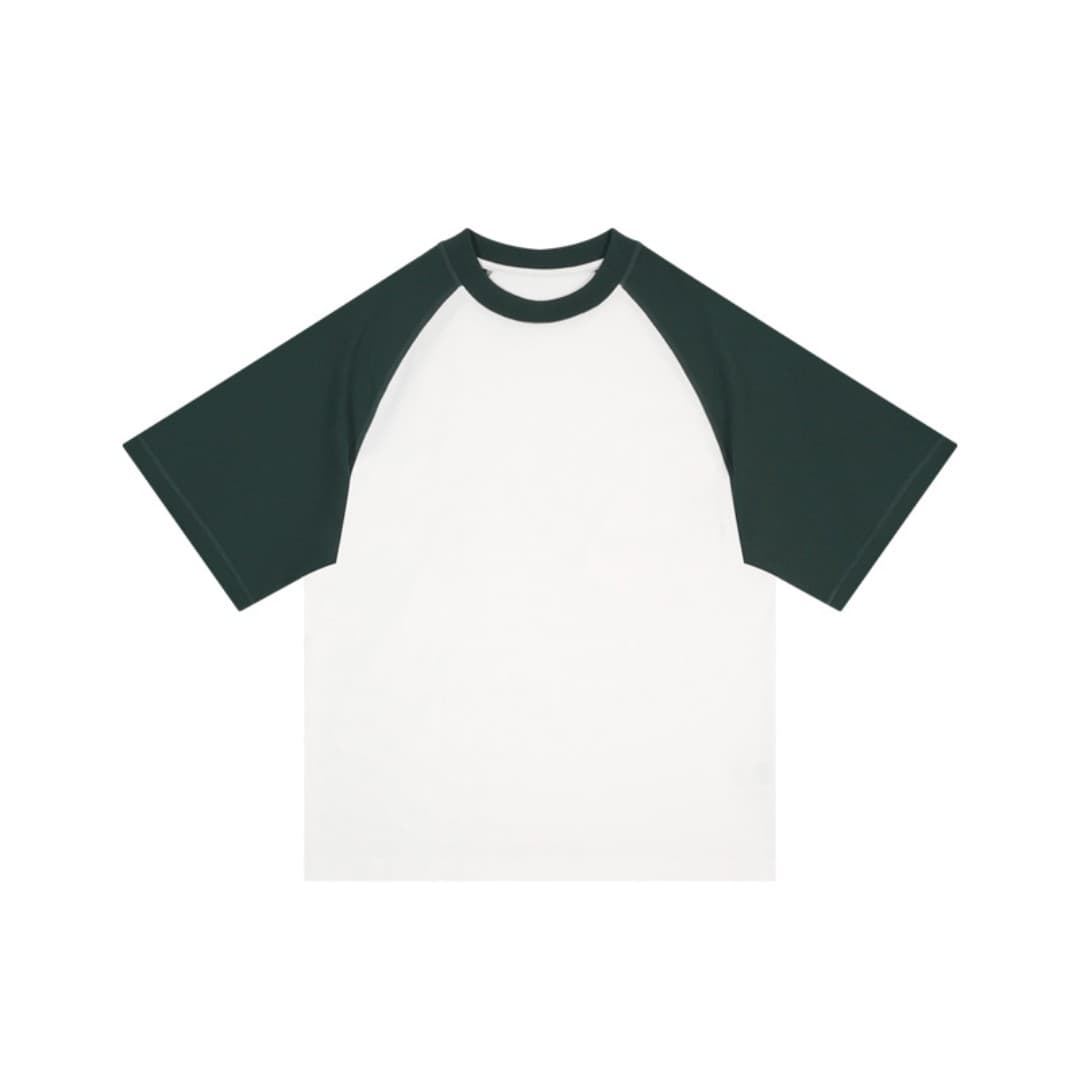Two-Tone Raglan Cotton T-Shirt (300gsm)