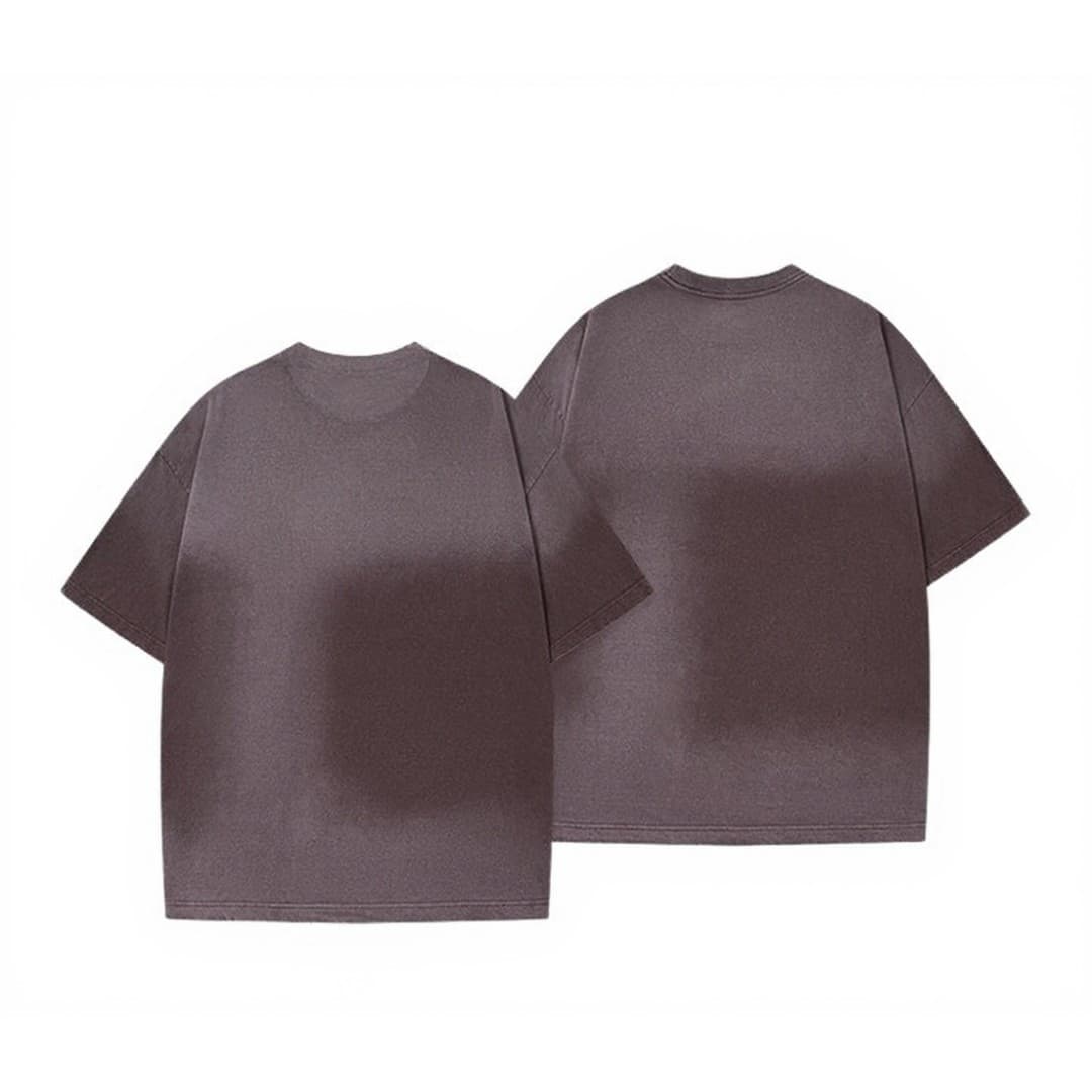 Vintage Washed Cotton T-Shirt – Oversized Streetwear Style (Unisex)