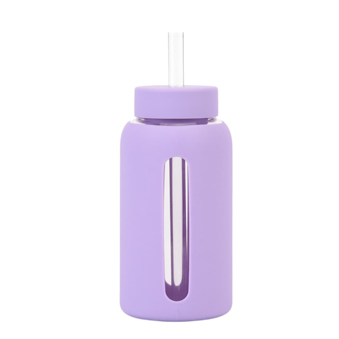 SwitchSip 600 ml Dual‑Cap Glass Bottle