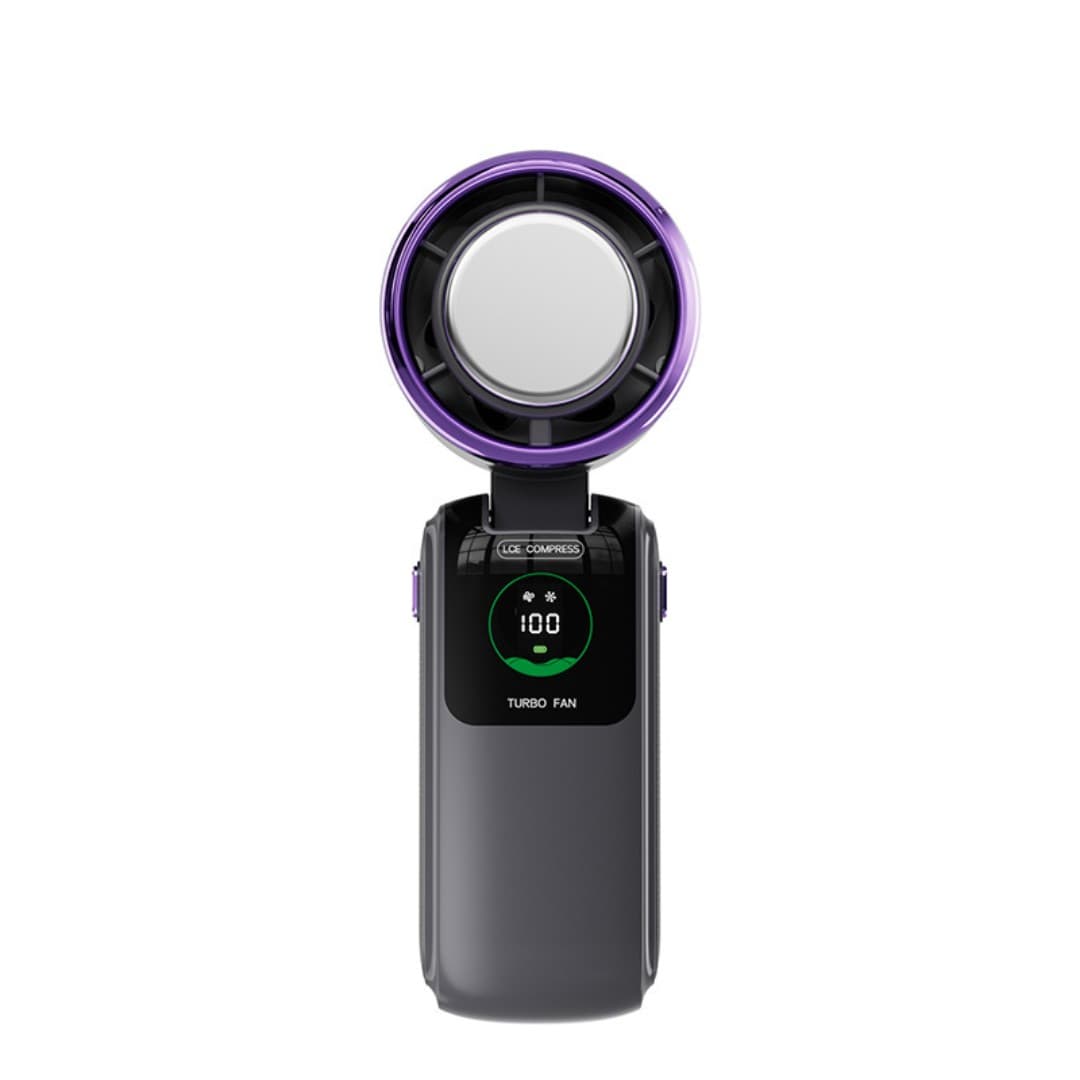 GlacierFold Digital Turbo Handheld Fan