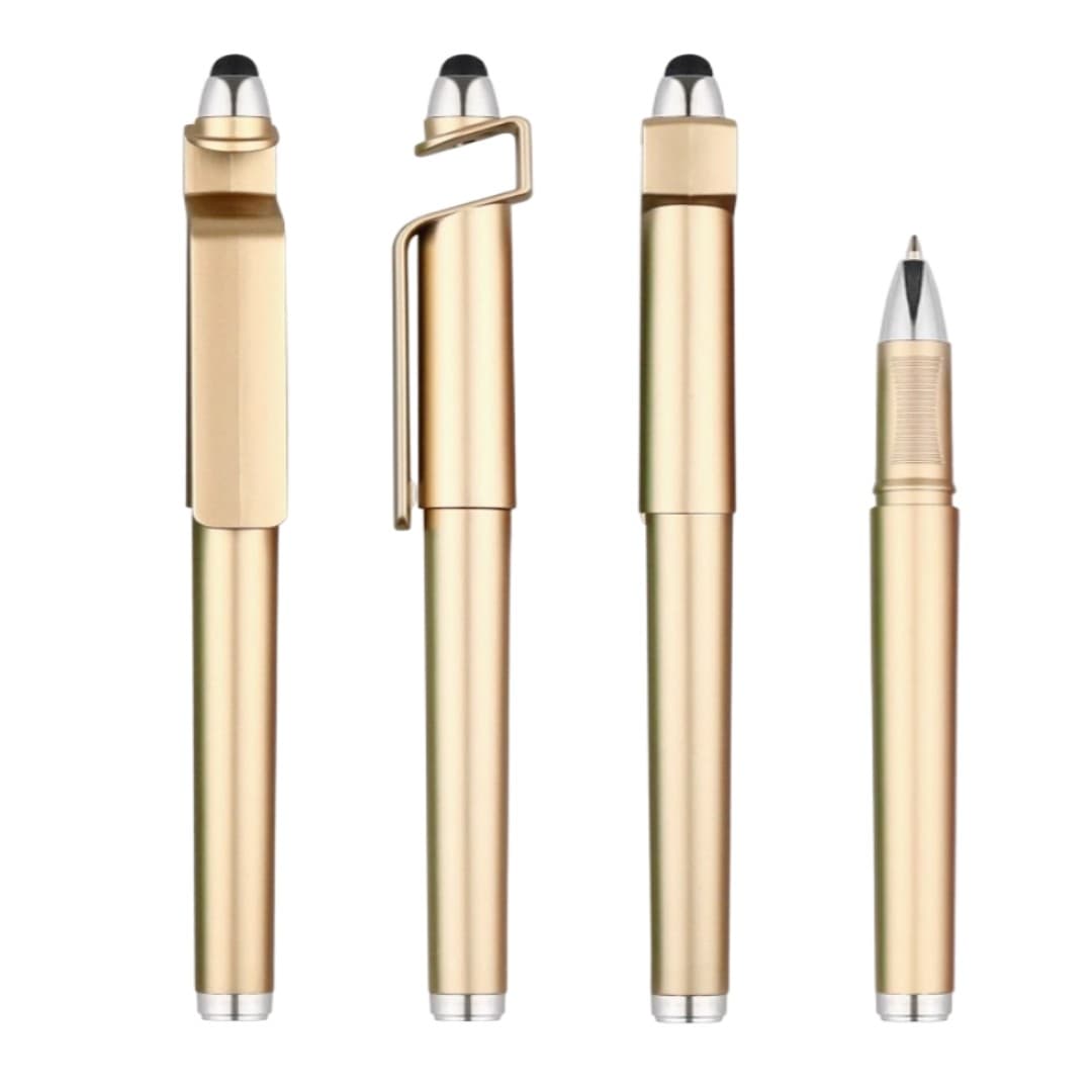 Multifunction Stylus Ballpoint Pen with Phone Stand