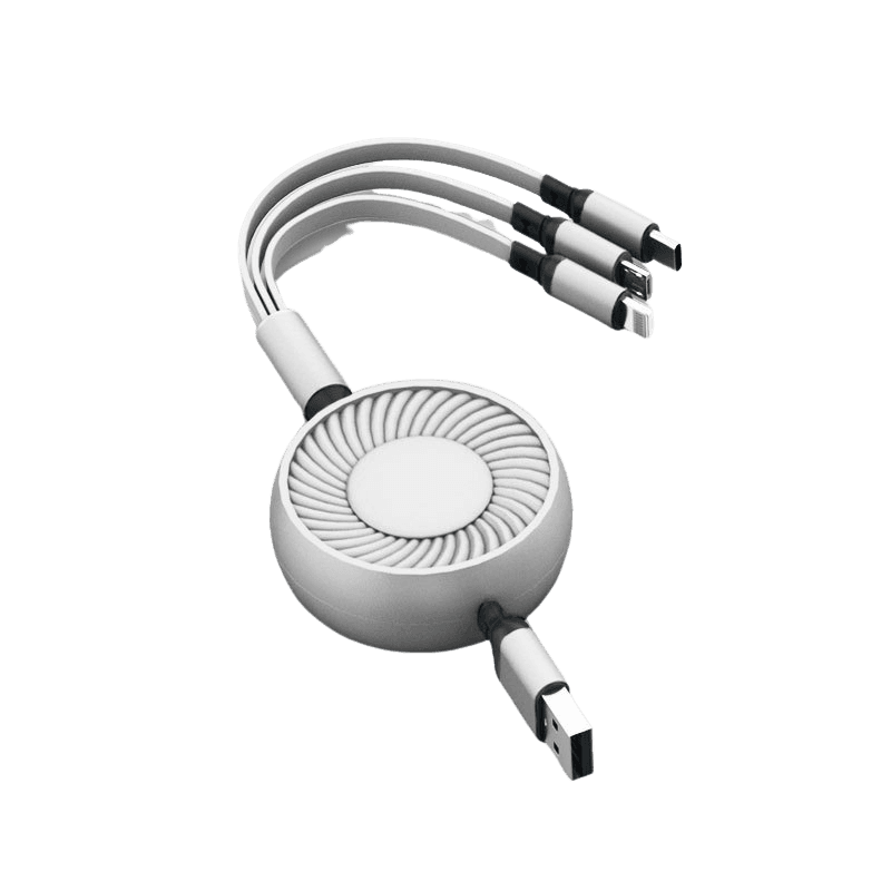 Orbit Retractable 3-in-1 Charging Cable