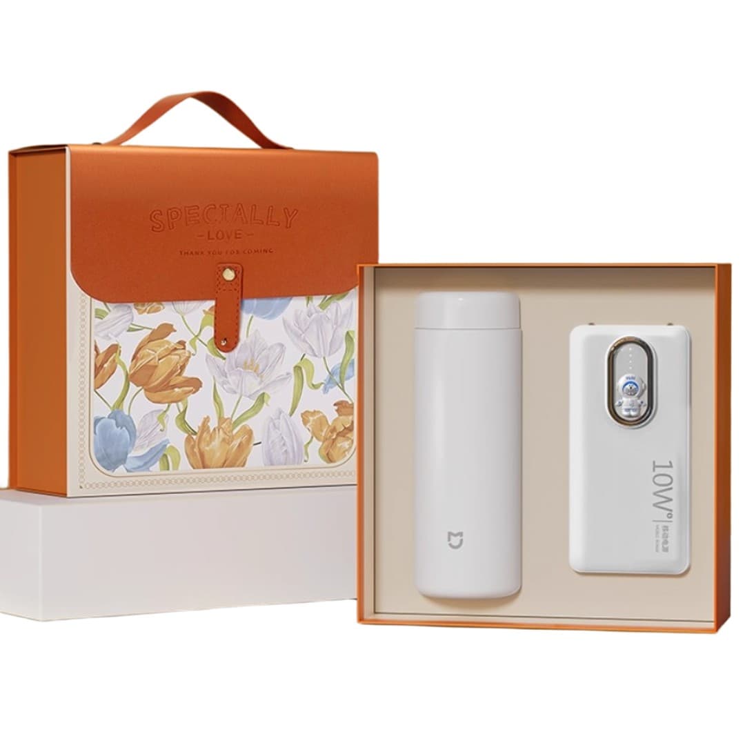 Corporate Premium Gift Set – Thermos Mug, Power Bank & Lifestyle Essentials