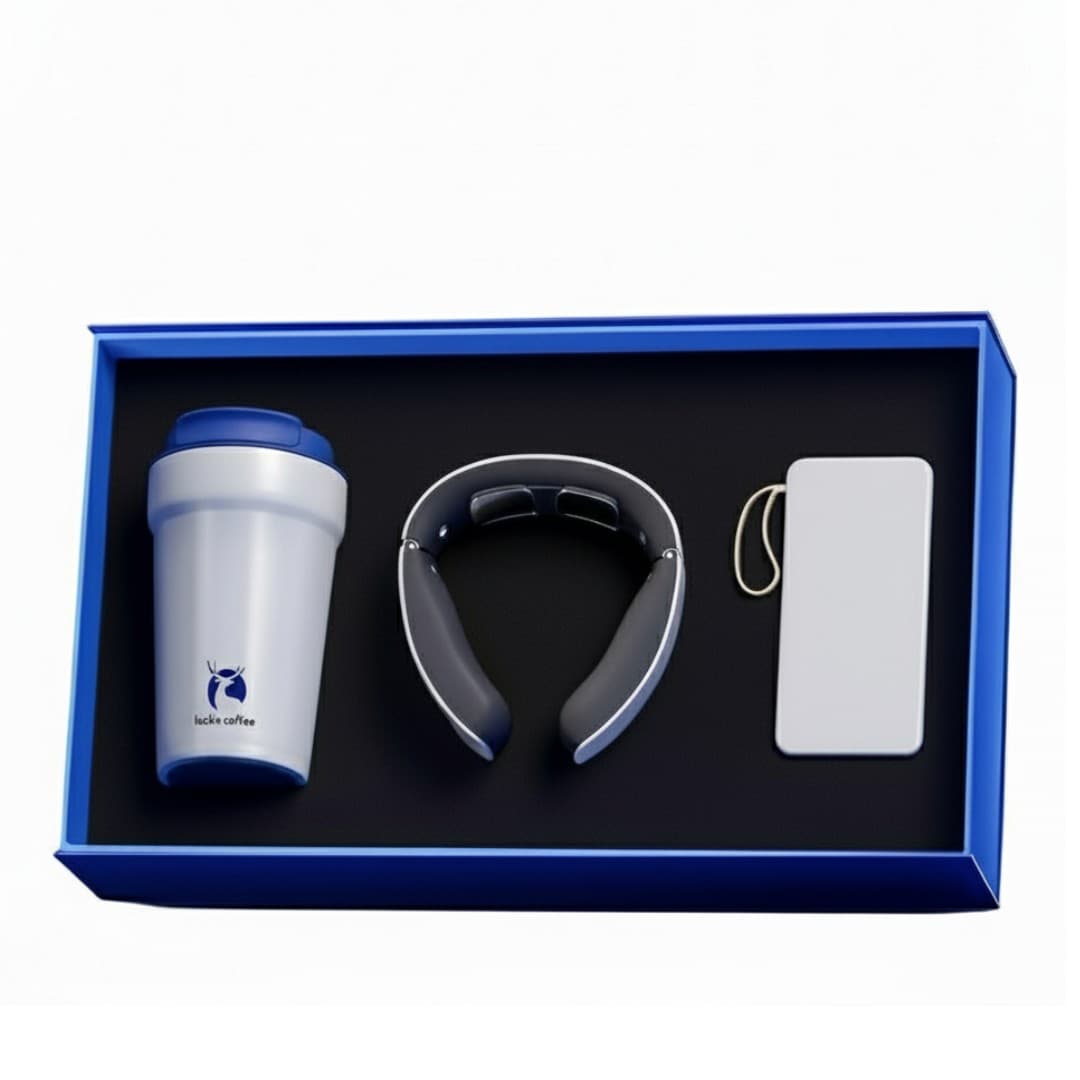 Customisable Premium Business Gift Set – Coffee Mug & Lifestyle Essentials