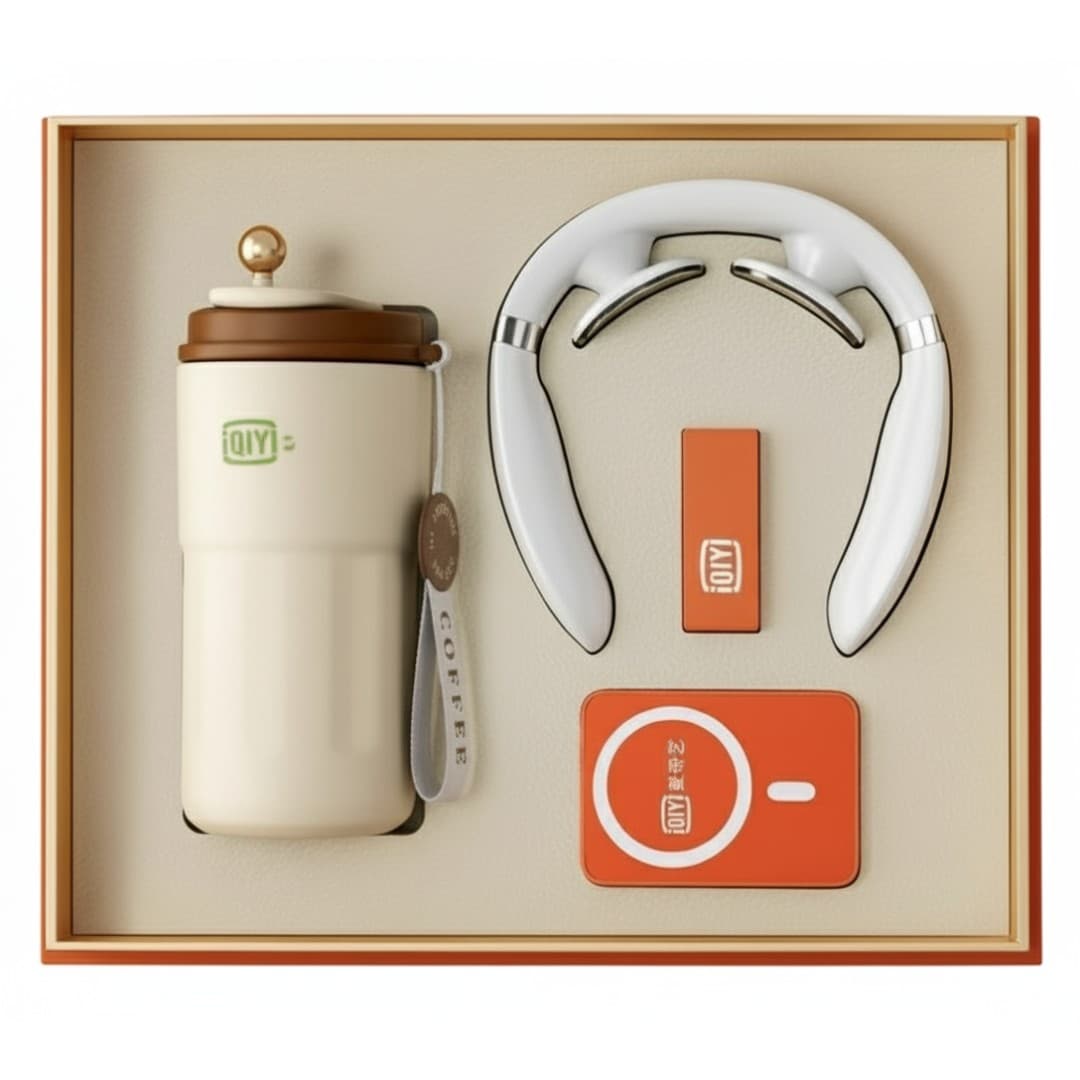 Premium Corporate Wellness & Tech Gift Set (Custom Logo Edition)