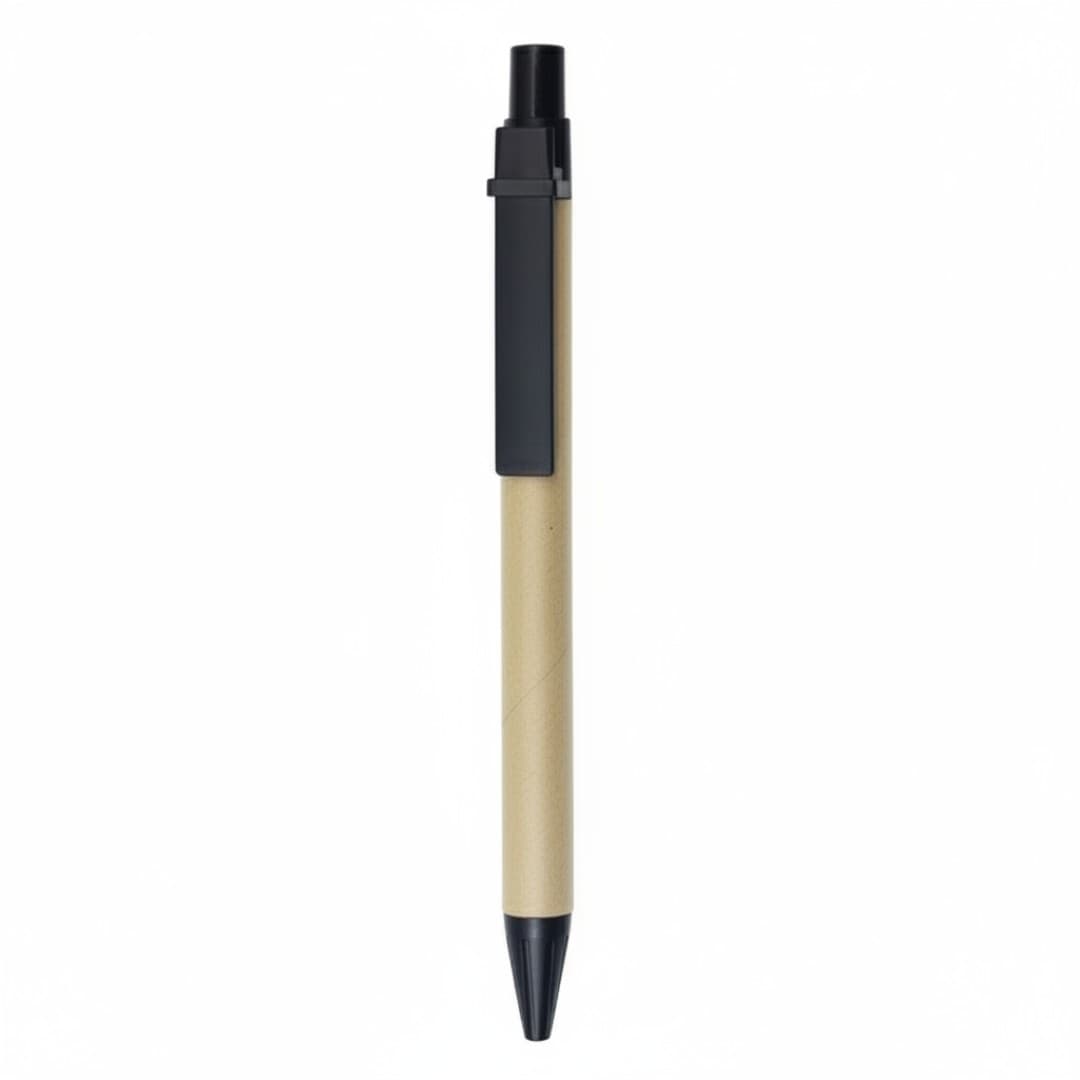 Eco Recycled Kraft Barrel Ballpoint Pen