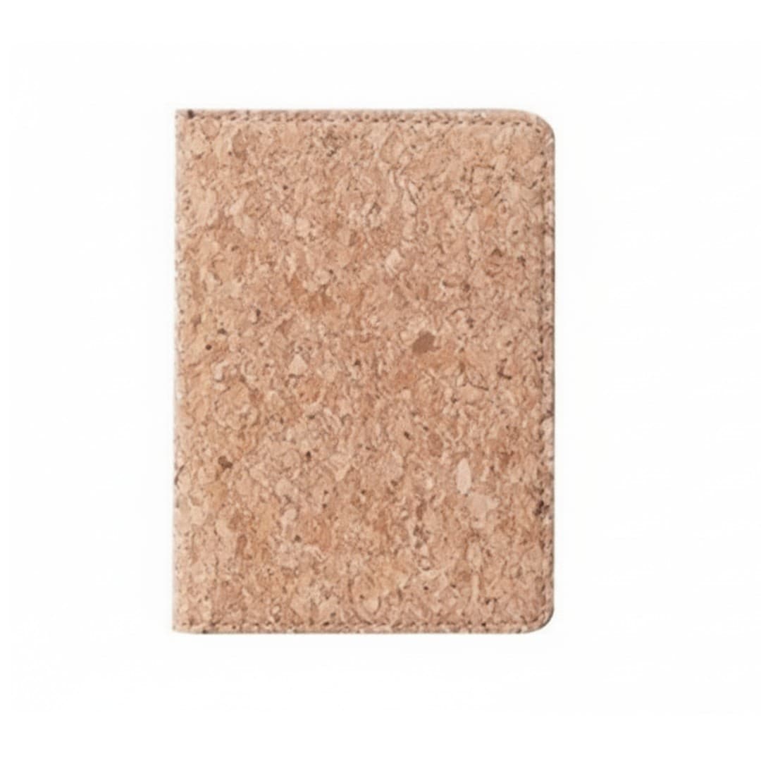Eco Cork Passport Holder – Sustainable Travel Wallet (Natural Material)