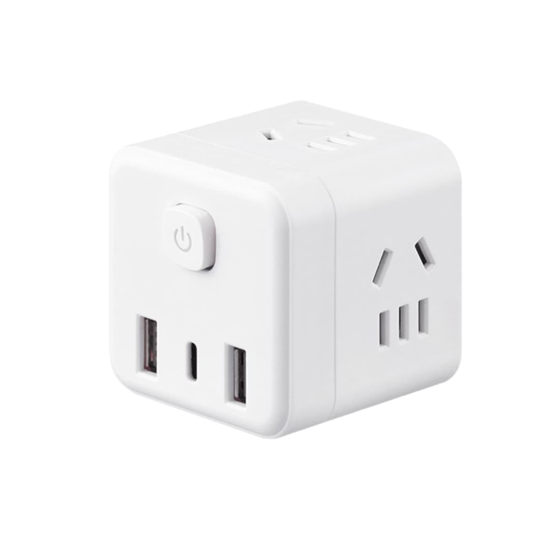 GlowCube 2500W – USB Night-Light Power Adapter