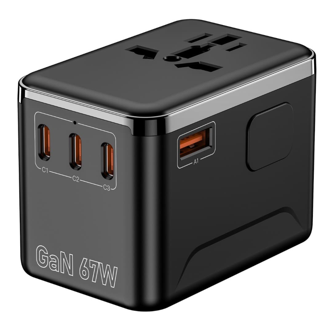 GaN 67W Travel Adapter
