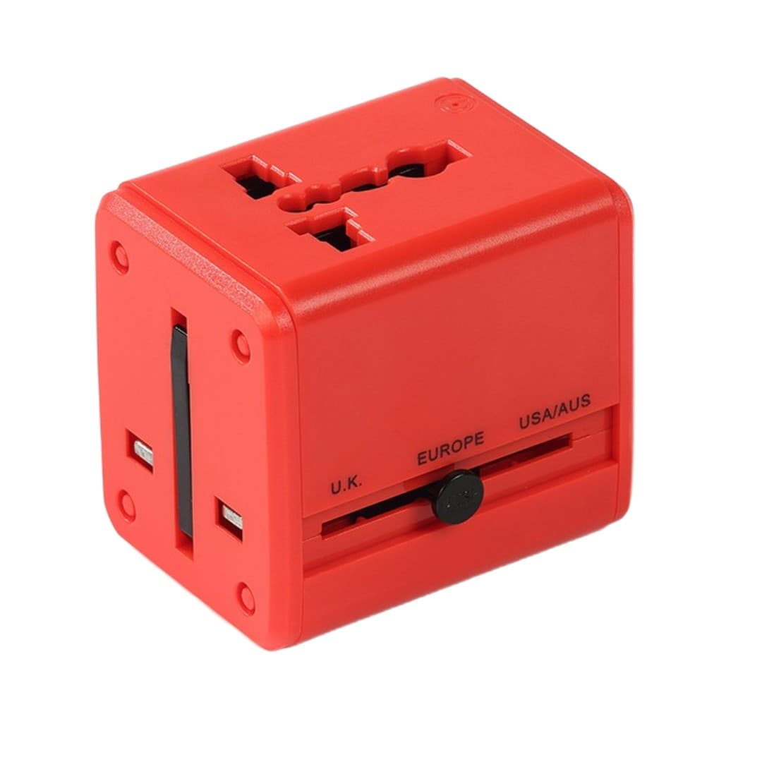 Universal Travel Adapter with Dual USB