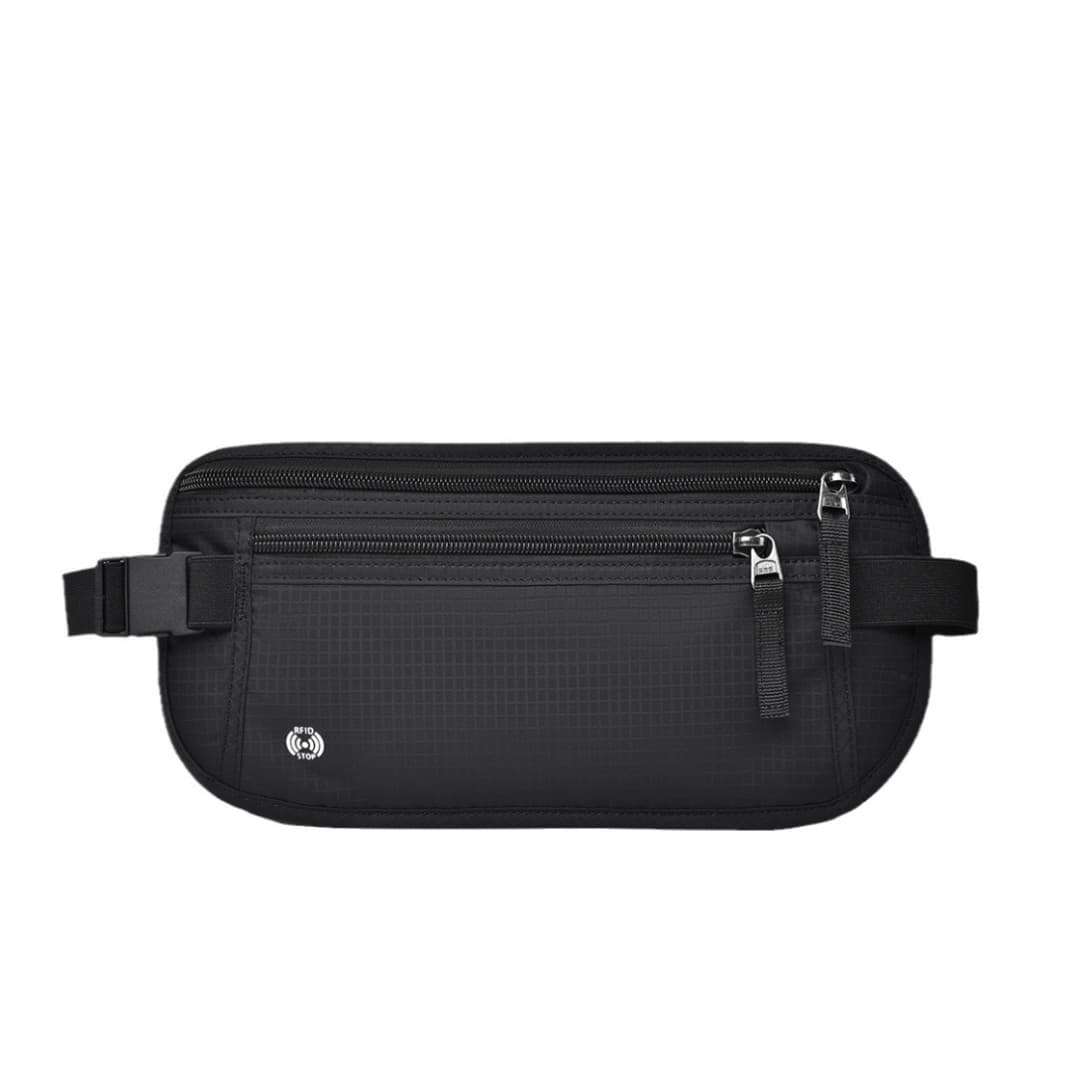 Travel Waist Pouch / Money Belt (Lightweight Anti-Abrasion Fabric)
