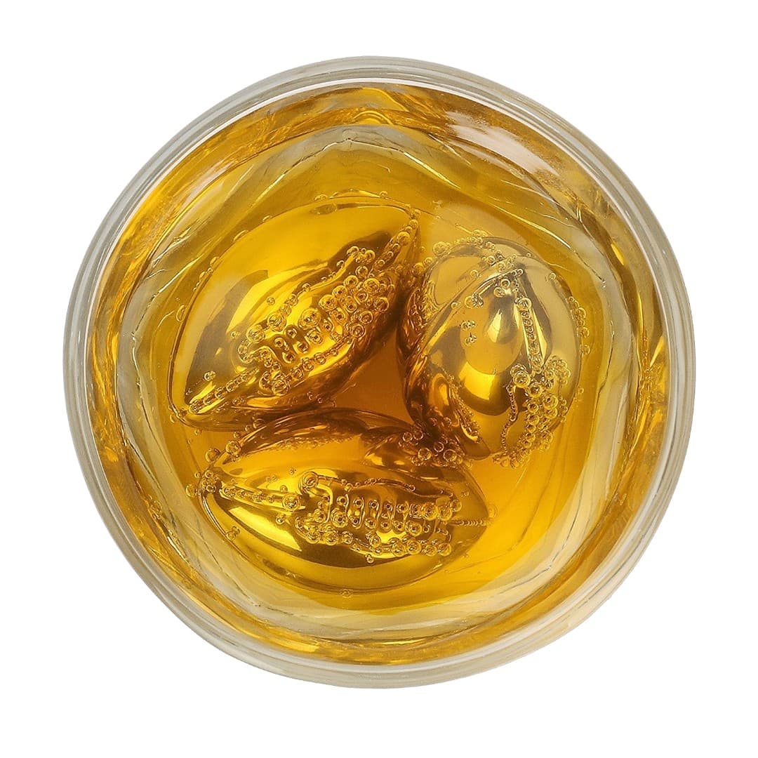 Rugby Ball–Shaped Whiskey Stones