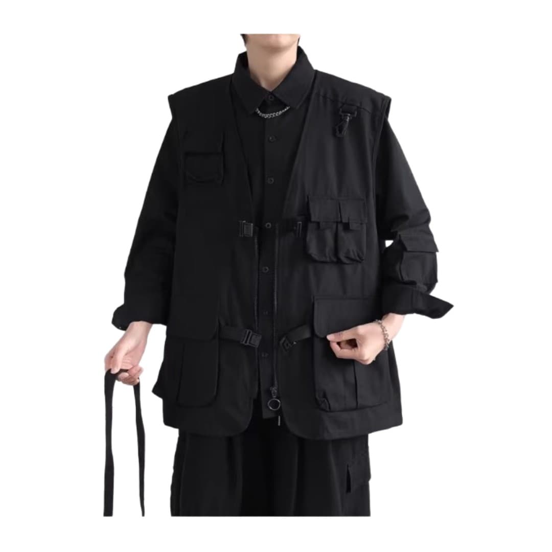 Multi-Pocket Utility Vest (Unisex | Custom Logo Ready)