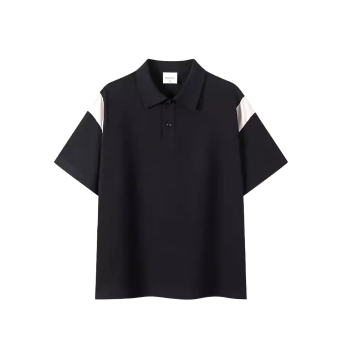 Contrast Shoulder Polo Shirt (Unisex | Custom Logo Printing)