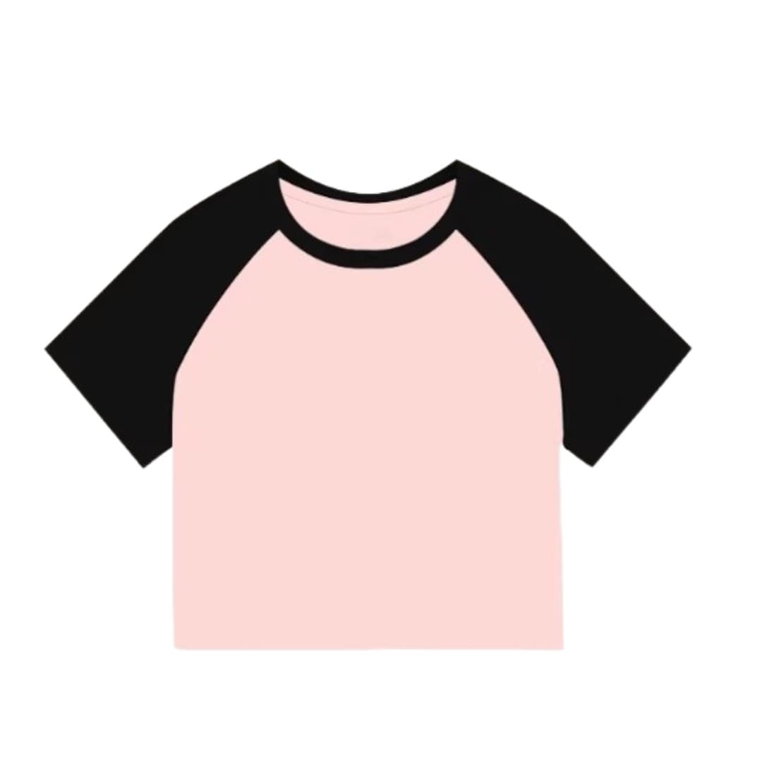 Custom Raglan Sleeve T-Shirt with Logo Print
