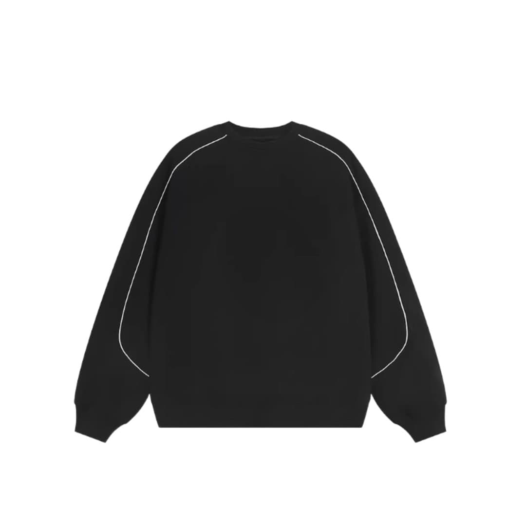 Contrast Seam Crewneck Sweatshirt (Autumn Weight)